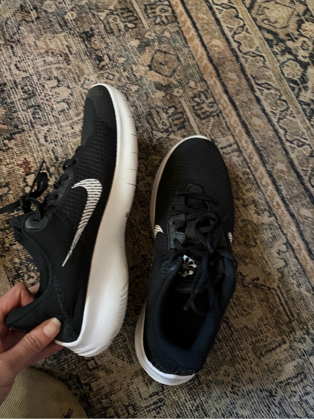 Nike Black and White Low-Top Trainers